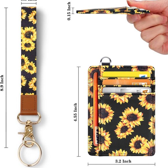 Wallet ID Card Holder for Women - Picture 2 of 7